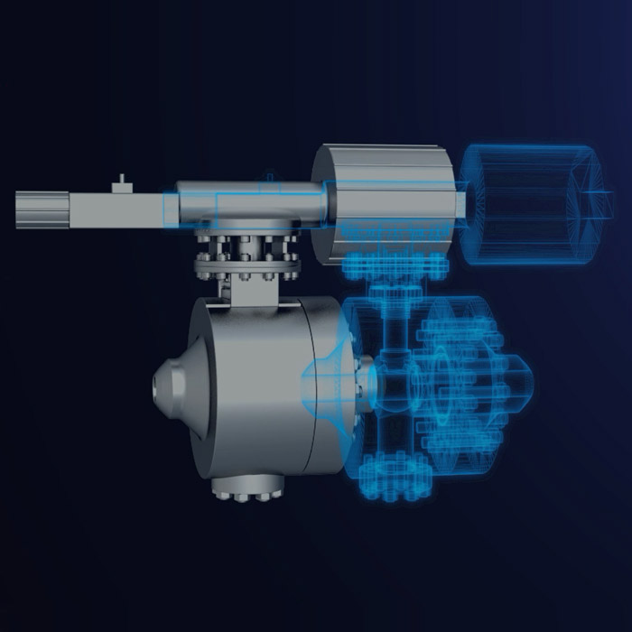 上海纽京高温高压密封球阀产品动画制作
